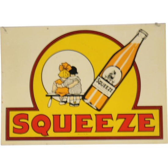 Squeeze w/Bottle & Couple Logo Sign
