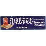 Velvet Smoking Tobacco Sign