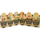 Columbus Oil Cloth Cardboard Display