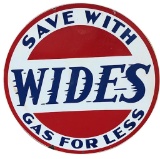 Save with Wides Gas For Less Identification Sign