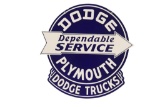 Dodge Plymouth Dependable Service Dodge Truck Sign