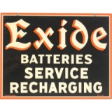 Exide Batteries Service Charging Sign