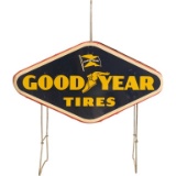 Goodyear Tires Display w/Signs