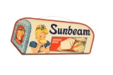 Sunbeam Enriched Bread w/Girl Logo Sign