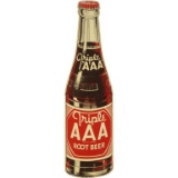 Triple AAA Root Beer Bottle Sign