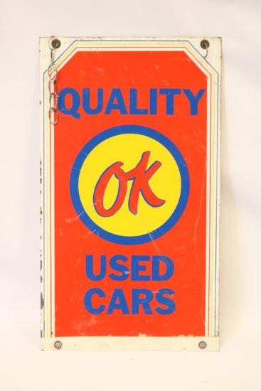 OK Quality Used Cars Tin Sign