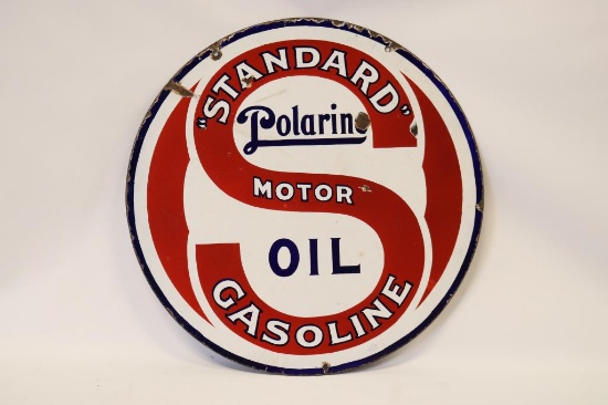 Standard Motor OIl Gasoline Porcelain Sign