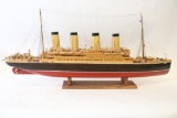 Detailed Wood Titanic Model Ship