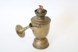 Antique Brass Gimble Ships Oil Lamp