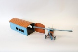 Scheible Mono Coupe Airplane & Hanger Toy