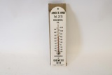 NOS Edelweiss Beer Wooden Thermometer