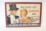 Fred Astaire Framed Sunbeam Paper Sign