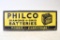 Embossed Tin Philco Diamond Grade Batteries Sign