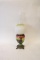 Elks Lodge Hand Painted Oil Lamp