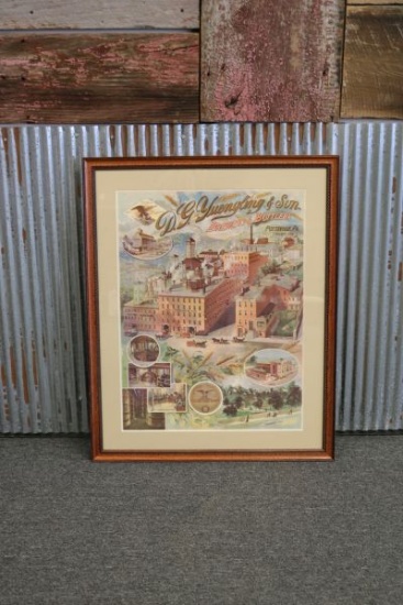 D.G. Yuengling & Sons Beer Factory Litho Sign