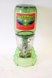 Green Glass Green River Soda Fountain Dispenser