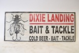 Dixie Landing Bait & Tackle Tin Sign