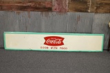 Drink Coca Cola Good With Food Tin Sign
