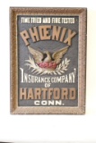 Phoenix Insurance Company Plaster Sign