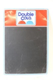 Embossed Tin Double Cola Chalk Board Sign