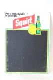 Embossed Tin Squirt Chalk Board Sign