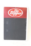 Embossed Tin Dr. Pepper Chalkboard Sign