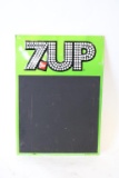 Embossed Tin 7up Chalkboard Sign