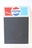 Embossed Tin Pepsi Chalkboard Sign