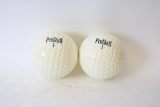 Two Large Wilson Prostaff Golf Balls