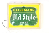 Heilman's Old Style Lager Reverse on Glass Sign