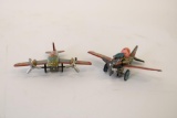 Japanese Tin Litho Airplanes