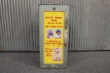 Vintage Coin Operated Trade Card Machine