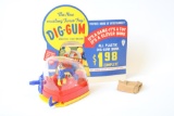 Dig-Gum Miniature Toy Claw Game W/ Box