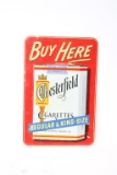 Embossed Tin Chesterfield Cigarettes Sign