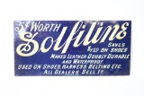 5 Cent Solfiline Embossed Tin Sign