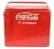 Coca Cola Cavalier Embossed Metal Picnic Cooler