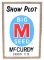 Framed Metal Big M Seed Show Plot Sign