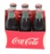 NOS Coca Cola KEM Salesman Sample 6 Pack Bottles