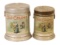 Two Bagley's Old Colony Tobacco Canisters