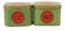 Two Lucky Strike Tobacco Tins