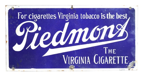 Porcelain Piedmont Cigarette Sign