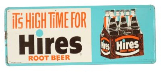 It's High Time For Hires Root Beer 6 Pack Tin Sign