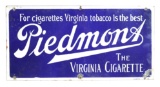 Porcelain Piedmont Cigarette Sign