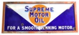 Porcelain Gulf Supreme Motor Oil Sign