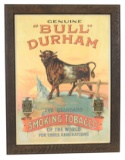 Bull Durham Smoking Tobacco Cardboard Sign