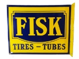 Porcelain Fisk Tires & Tubes Flange Sign