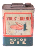 Your Friend Billups Motor Oil 2 Gallon Can