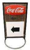 Coca Cola Fishtail Sidewalk Sign