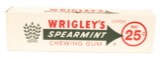 Wrigleys Spearment 25 Cent Gum Box Store Display