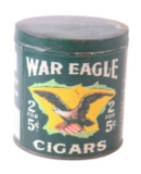 Green War Eagle 50 Count Cigar Tin